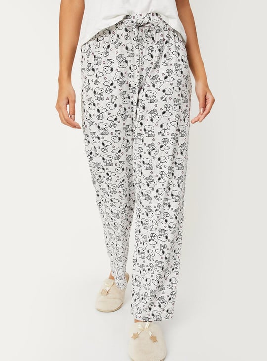 Women Peanuts Snoopy Printed Pyjamas