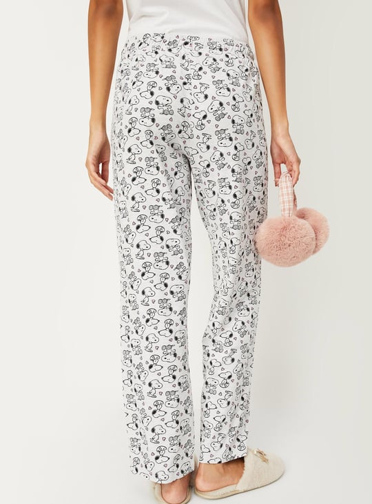 Women Peanuts Snoopy Printed Pyjamas