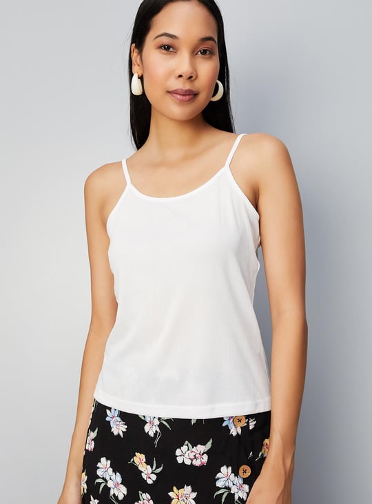 Women Sheer Ruffled Top