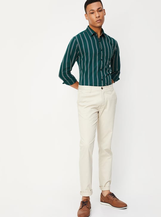 Men Regular Fit Striped Shirt