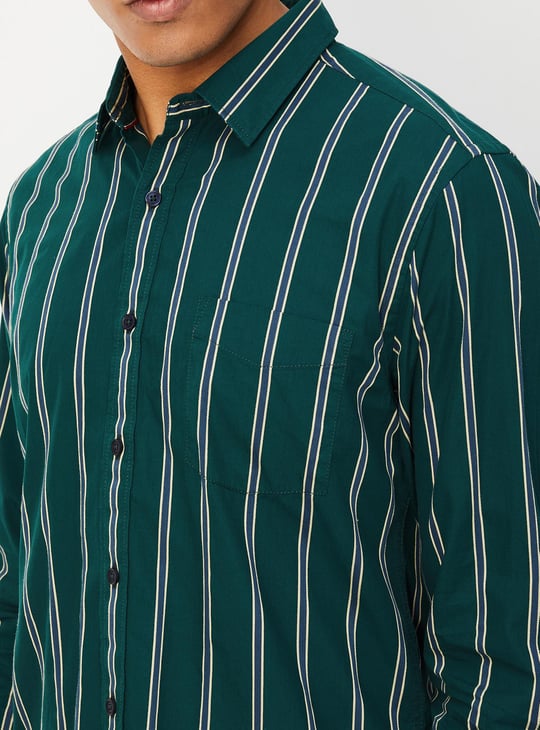 Men Regular Fit Striped Shirt