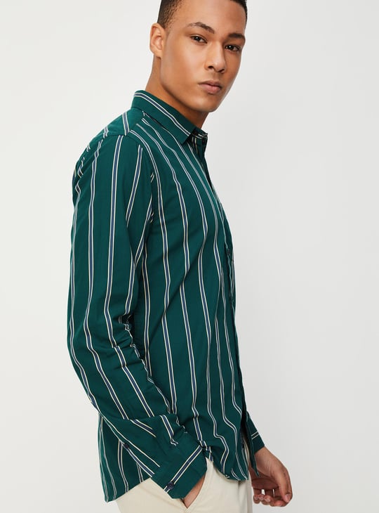 Men Regular Fit Striped Shirt
