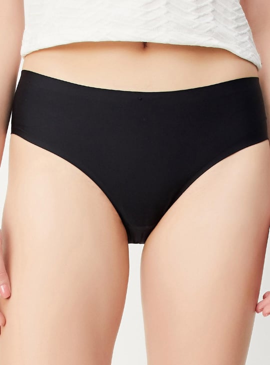 Solid Seamless Hipster Panty