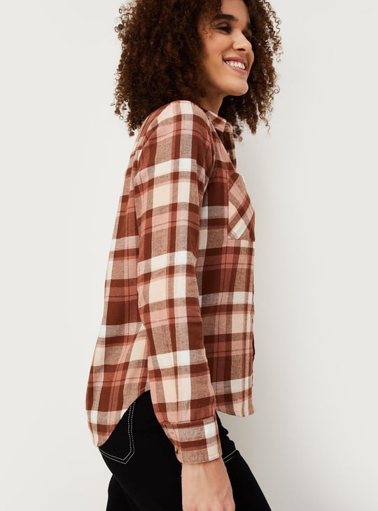 Women Checked Casual Shirt