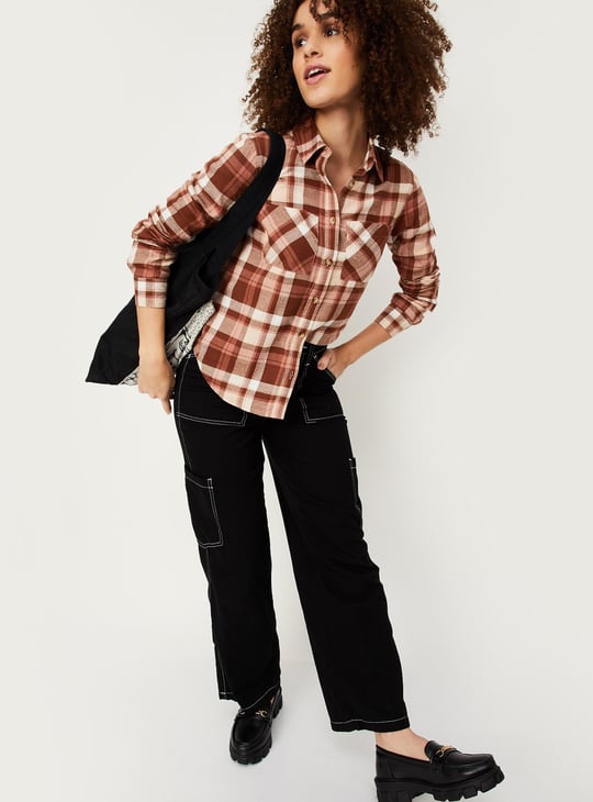 Women Checked Casual Shirt