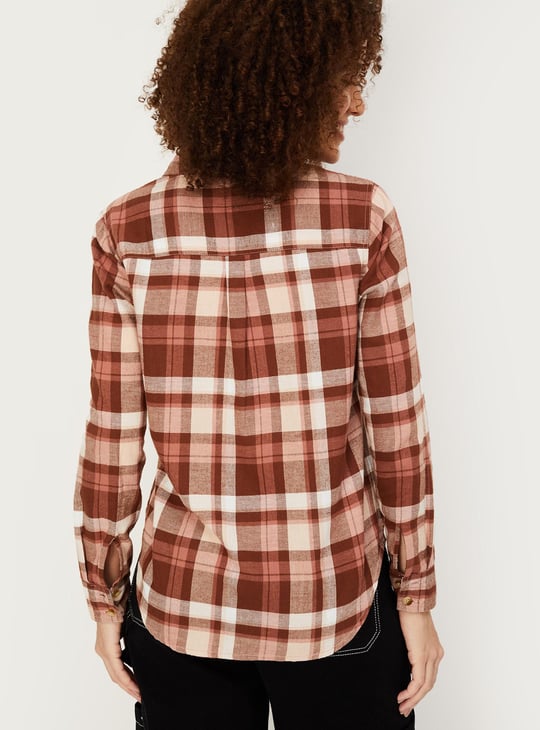 Women Checked Casual Shirt