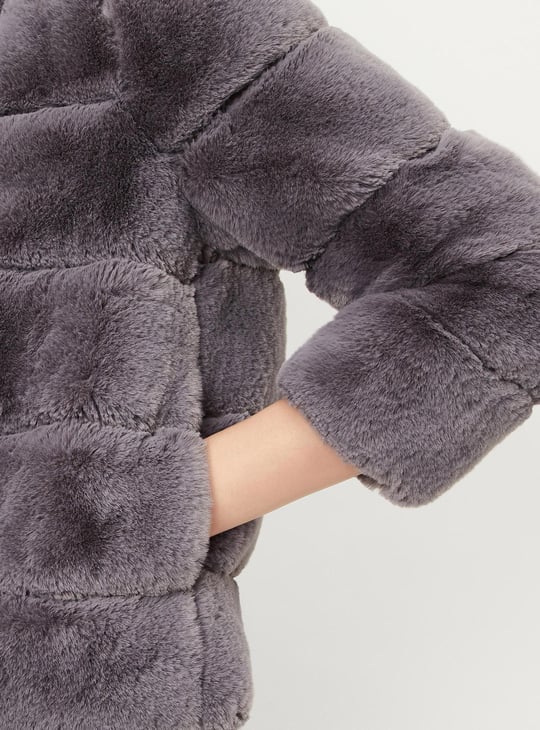 Women Faux Fur Heavy-Weight Jacket