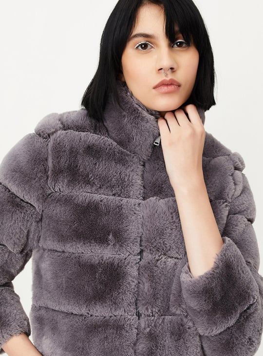 Women Faux Fur Heavy-Weight Jacket