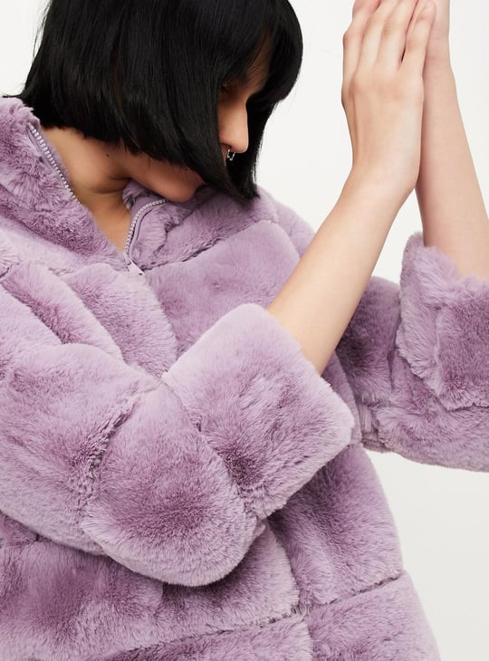 Women Faux Fur Heavy-Weight Jacket