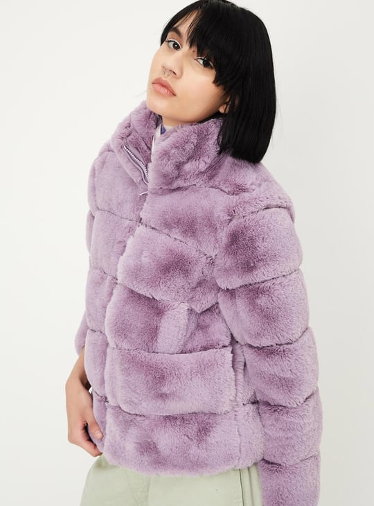 Women Faux Fur Heavy-Weight Jacket