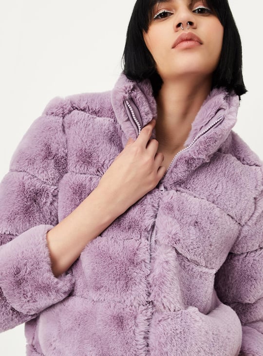 Women Faux Fur Heavy-Weight Jacket