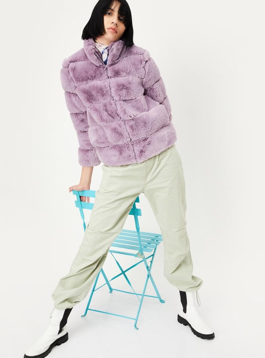 Women Faux Fur Heavy-Weight Jacket