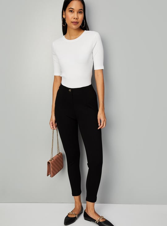 Women Ribbed T-shirt