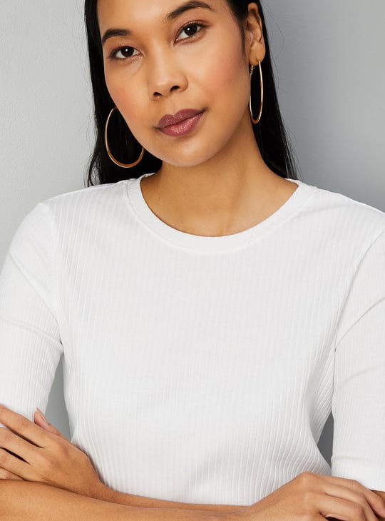 Women Ribbed T-shirt