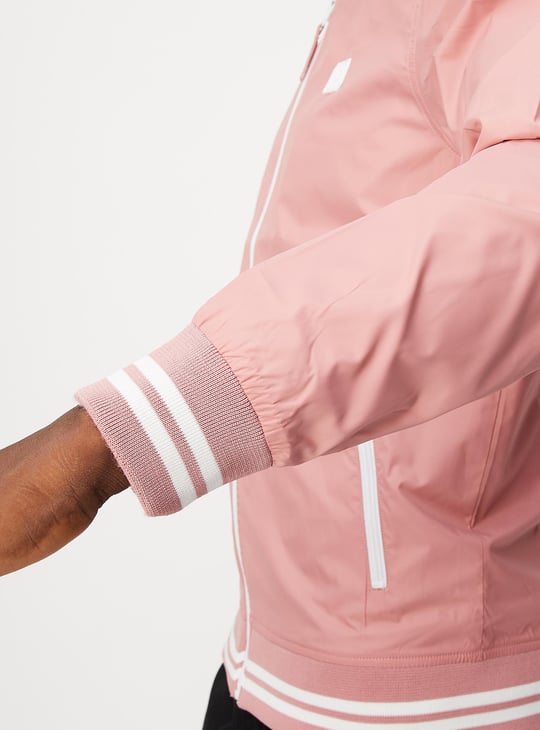 Men Solid Varsity Jacket