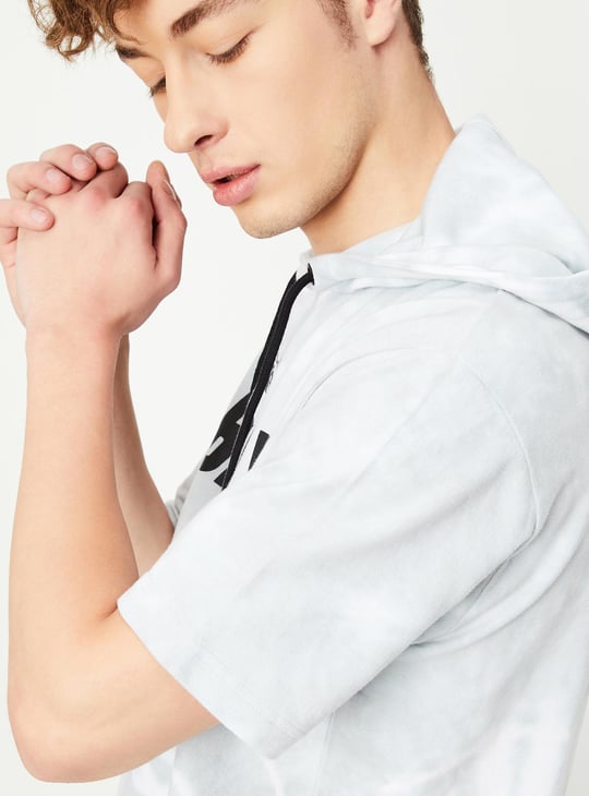 Men Printed Hooded T-shirt | Printed