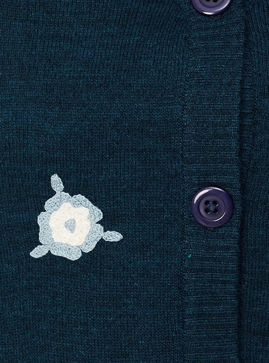 Women Embroidered Cardigan
