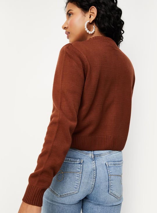 Women Embroidered Cardigan