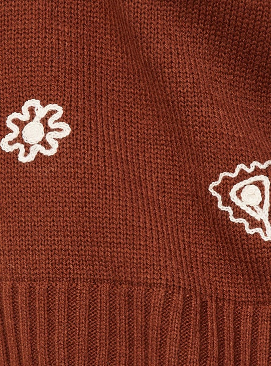 Women Embroidered Cardigan