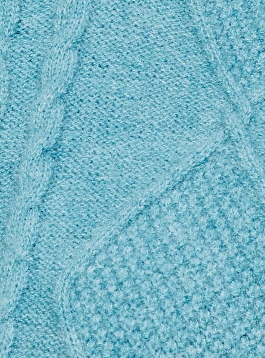 Women Cable Knit Sleeveless Sweater