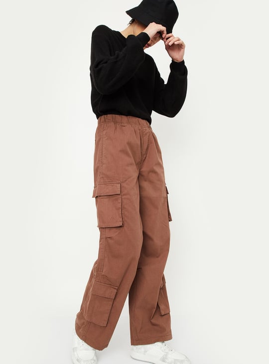 Women Elasticated Cargo Pants