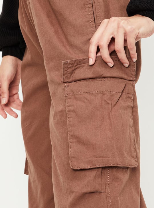 Women Elasticated Cargo Pants