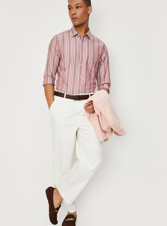 Men Regular Fit Striped Shirt