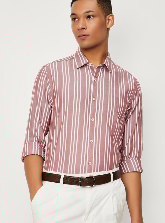 Men Regular Fit Striped Shirt
