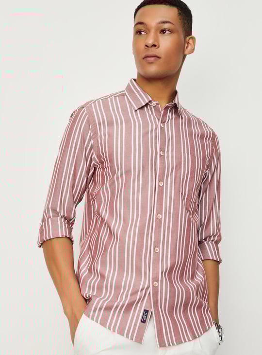 Men Regular Fit Striped Shirt