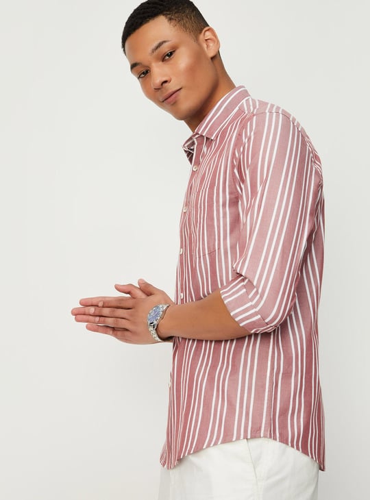 Men Regular Fit Striped Shirt
