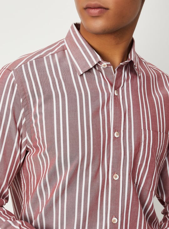 Men Regular Fit Striped Shirt