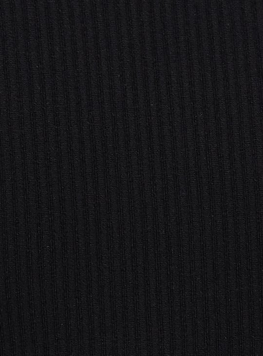 Women Rib Knit Crop Top