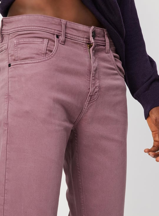Men Slim Fit Coloured Jeans
