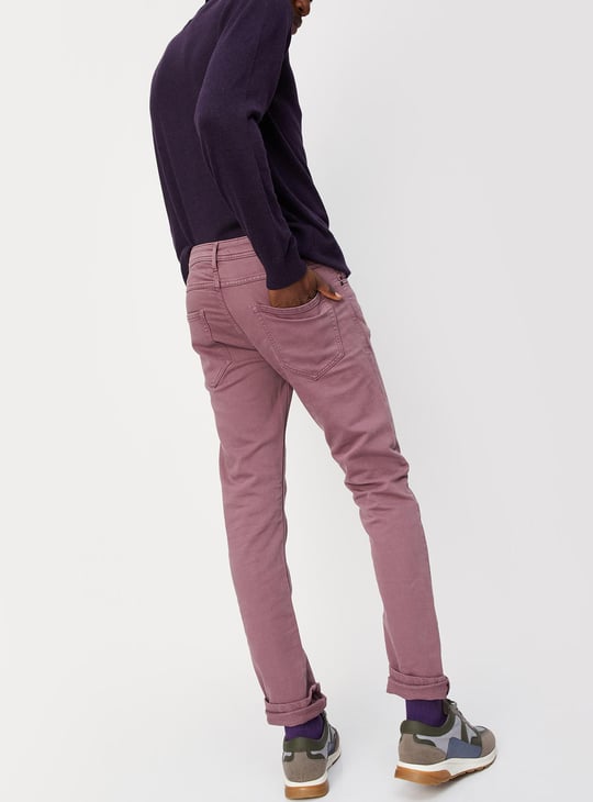 Men Slim Fit Coloured Jeans