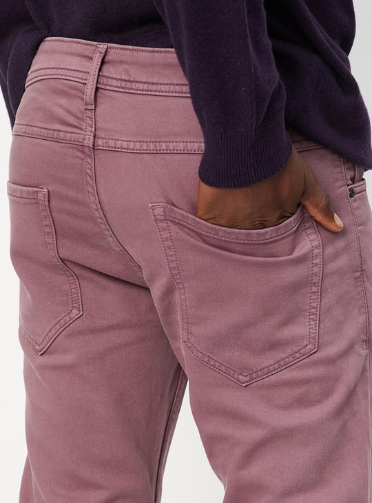 Men Slim Fit Coloured Jeans