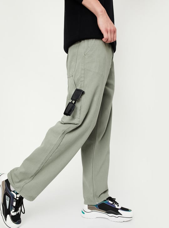 Men Solid Carpenter Jeans