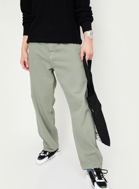 Men Solid Carpenter Jeans