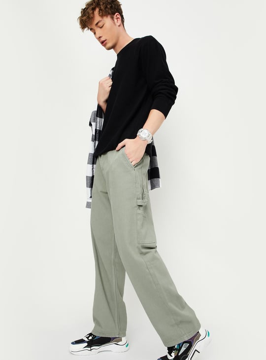 Men Solid Carpenter Jeans