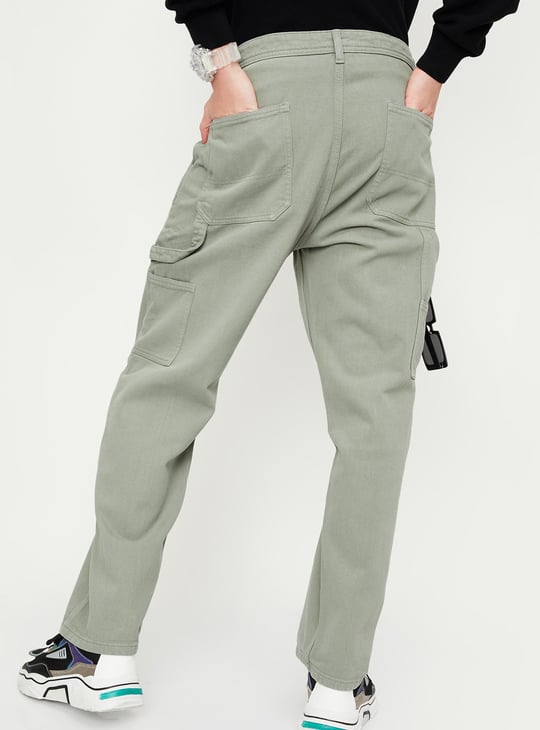 Men Solid Carpenter Jeans