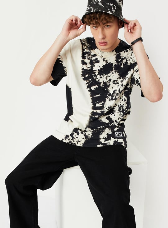 Men Oversized Tie & Dye T-shirt