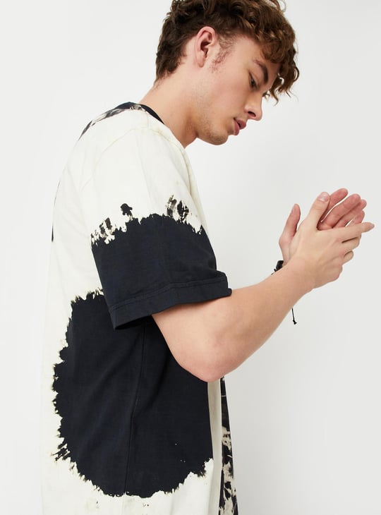 Men Oversized Tie & Dye T-shirt