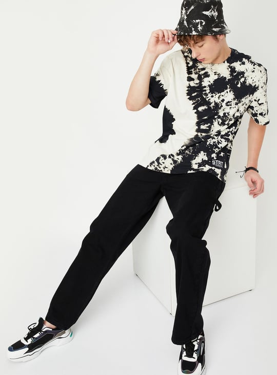 Men Oversized Tie & Dye T-shirt