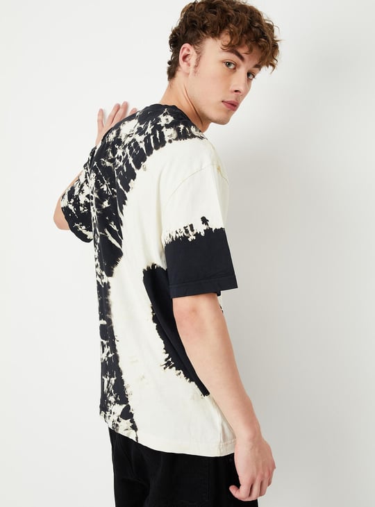 Men Oversized Tie & Dye T-shirt