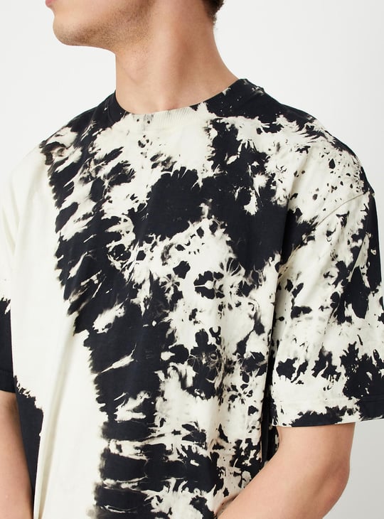 Men Oversized Tie & Dye T-shirt