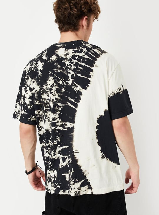 Men Oversized Tie & Dye T-shirt