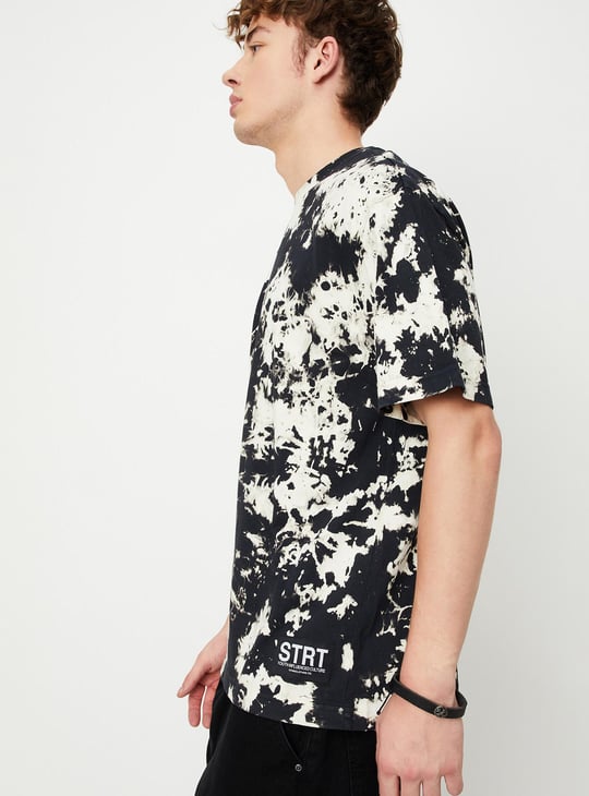 Men Oversized Tie & Dye T-shirt