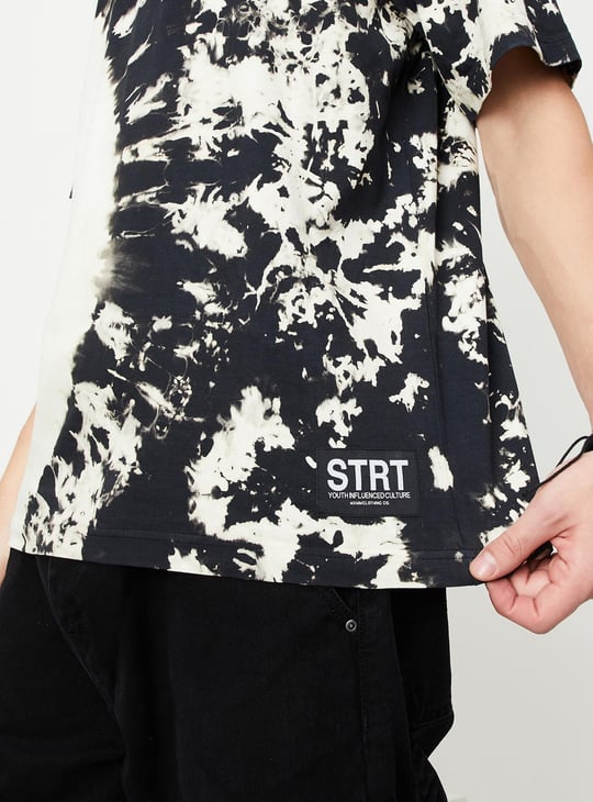Men Oversized Tie & Dye T-shirt