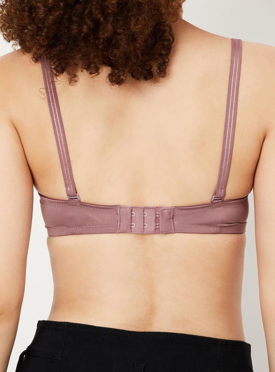 Women Solid Padded Non-Wired Bra