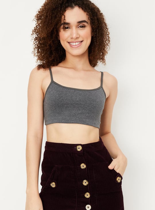 Women Printed Cami Bras - Pack of 2