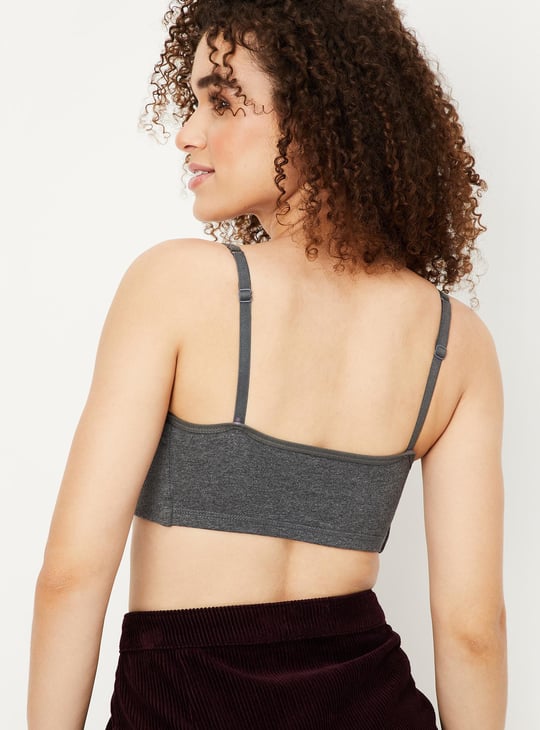 Women Printed Cami Bras - Pack of 2